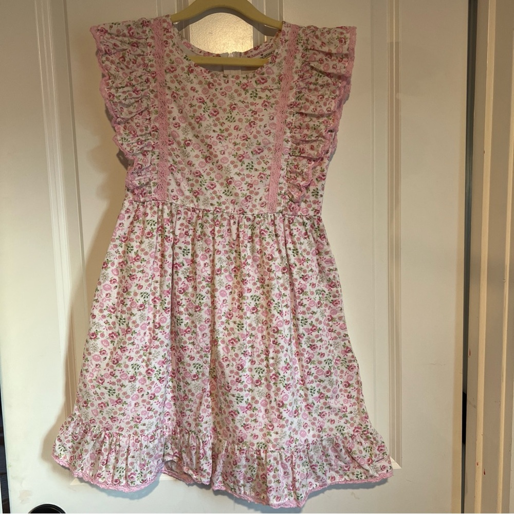 American Girl - Love Shack Fancy Pink Floral Ruffle Dress